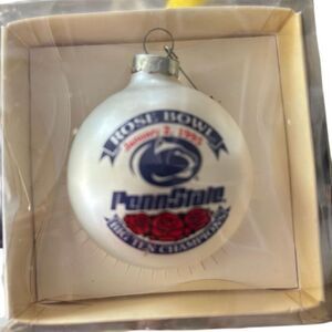 Penn State Rose Bowl January 2, 1995 Big Ten Championship Christmas Bulb